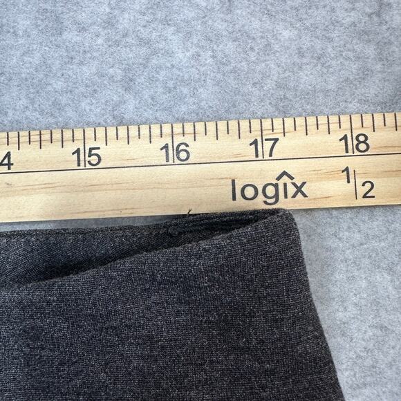 Studio by Torrid Trouser Slim Boot Pants SZ 16R Dark Charcoal Heather Ponte Knit - Picture 10 of 13